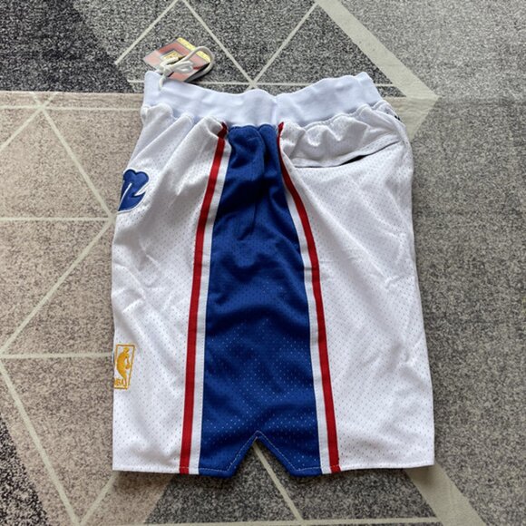 Philadelphia 76ers White Basketball Shorts - Picture 3 of 6